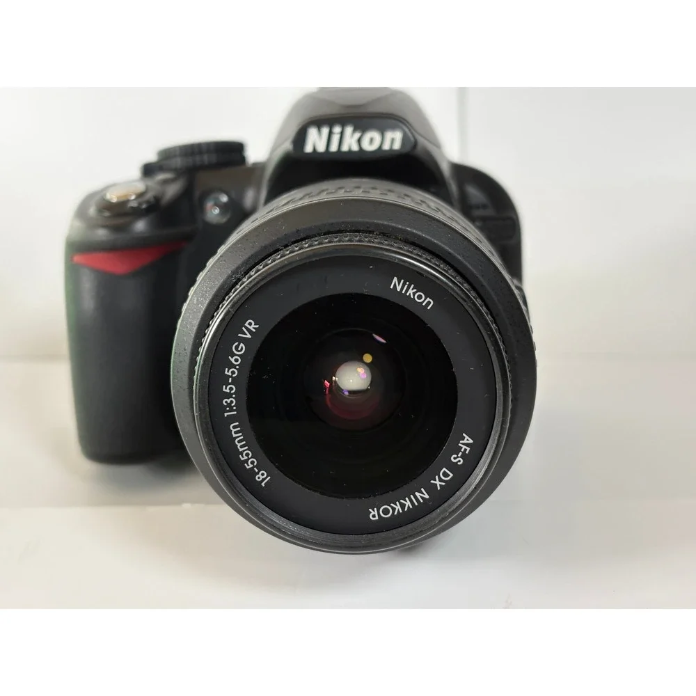 Nikon D3100 DSLR Camera with 18-55mm VR Lens Kit Black 14.2MP HD Video